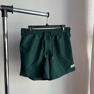 Bather Forest Green Men’s Swim Trunks - NWT